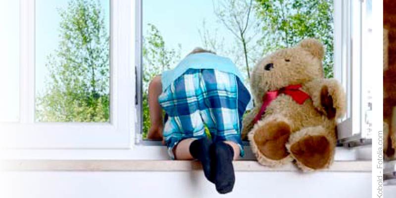 Открытые окна — опасность для ребенка!